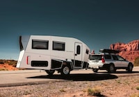 Aerodynamic Off-Grid Camping Trailers Image 1