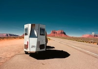 Aerodynamic Off-Grid Camping Trailers Image 4