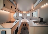 Aerodynamic Off-Grid Camping Trailers Image 7