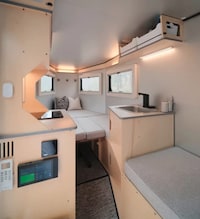 Aerodynamic Off-Grid Camping Trailers Image 8