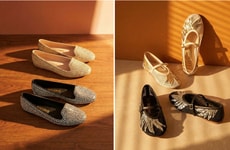 Intricate Mesh Ballet Flats