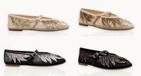 Intricate Mesh Ballet Flats Image 3