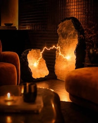 Marble Lightning Lamps Image 2
