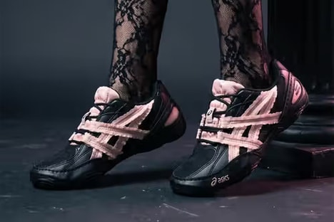Ruffled Mesh Sneakers