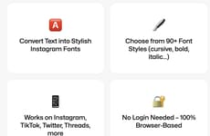 Social Media Text Styling