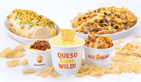 Queso-Packed Burrito Menus