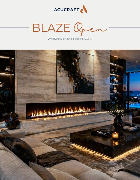 Slick Open-View Gas Fireplaces
