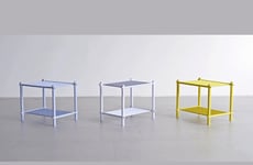 Paper Rod Shelving