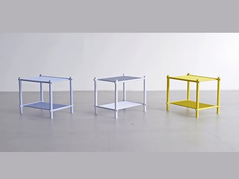Paper Rod Shelving
