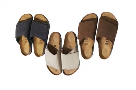 Minimal Suede Sandals