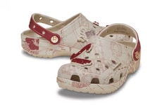 Sleek Map-Printed Clogs
