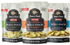 Pouch-Packaged Pickle Snacks