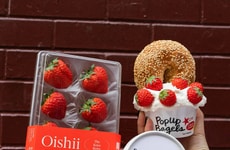 Premium Strawberry Bagel Spreads