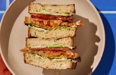 Heirloom Tomato Stacked Sandwiches