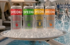 Transparent Vodka Water Cans