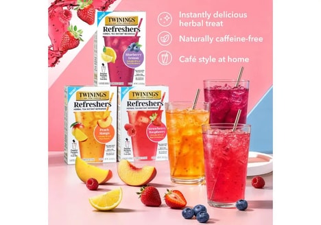 Berry-Forward Cold Herbal Teas