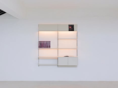 Illuminated Steel Shelving