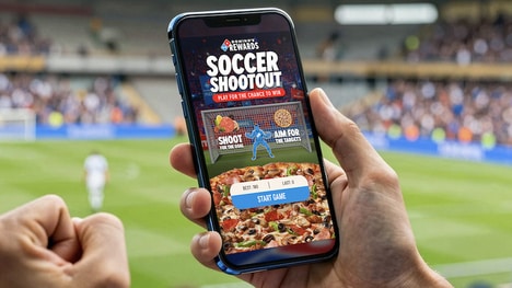 Gamified Soccer-Tied Pizza Promotions