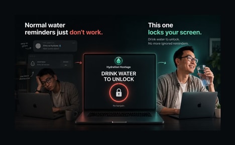 Computer-Locking Hydration Apps