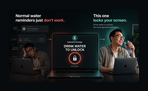 Computer-Locking Hydration Apps