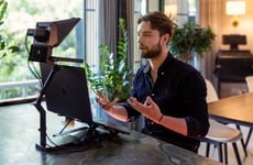 Teleprompter-Style Video Meeting Systems