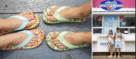Pellet-Like Dessert-Inspired Flip-Flops