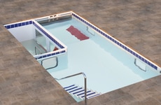 Adjustable-Depth Therapy Pool Designs