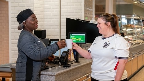 Complimentary Coffee Soccer Promotions