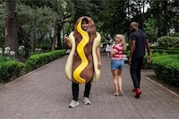 Costumed Fan Stunts Image 2