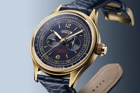 Textured Blue Chronographs