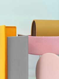 Leather Offcut Lamps Image 2
