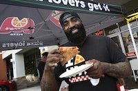Iconic NYC-Style Pizza Slices Image 1