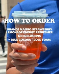 Celebratory Blue-Orange Beverages Image 2