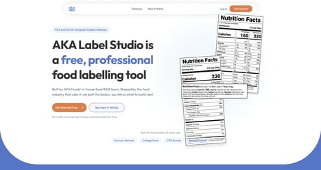 Professional Food Labelling Tools