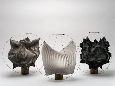 Pleated Fashion Lamp Designs