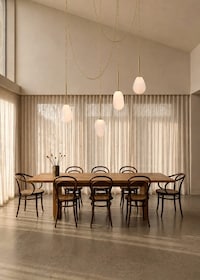 Chain-Hung Glass Pendants Image 2