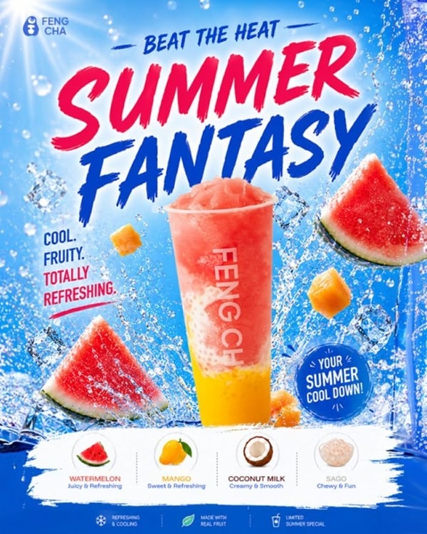 Sago-Infused Summertime Drinks