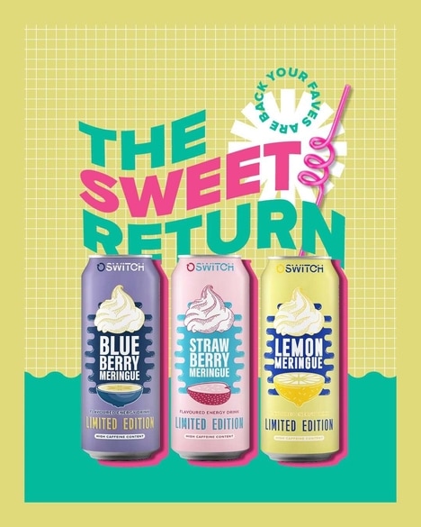 Meringue-Flavored Energy Drinks