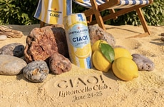 Immersive Sparkling Water Pop-Ups