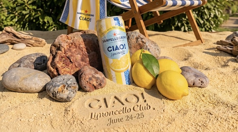 Immersive Sparkling Water Pop-Ups
