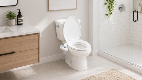 Dual-Nozzle Bidet Attachments