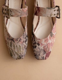 Tapestry-Inspired Ballet Flats Image 1