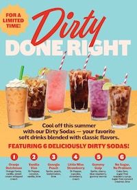 Creamy Soda Menus