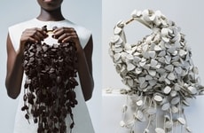 Handcrafted Leaf-Motif Handbags