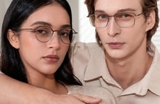 Undulating Titanium Eyewear