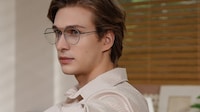Undulating Titanium Eyewear Image 3