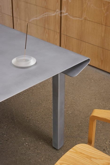 Folded Aluminum Tables