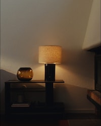 Ceramic Linen Lamps Image 2