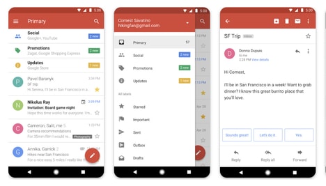 Lightweight Email Apps