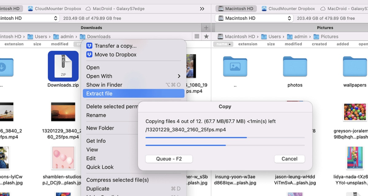 File Archiver Tools: ExZip Extracts And Compresses Files Across